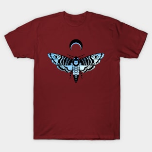 Death’s Head Moth Black and Blue T-Shirt